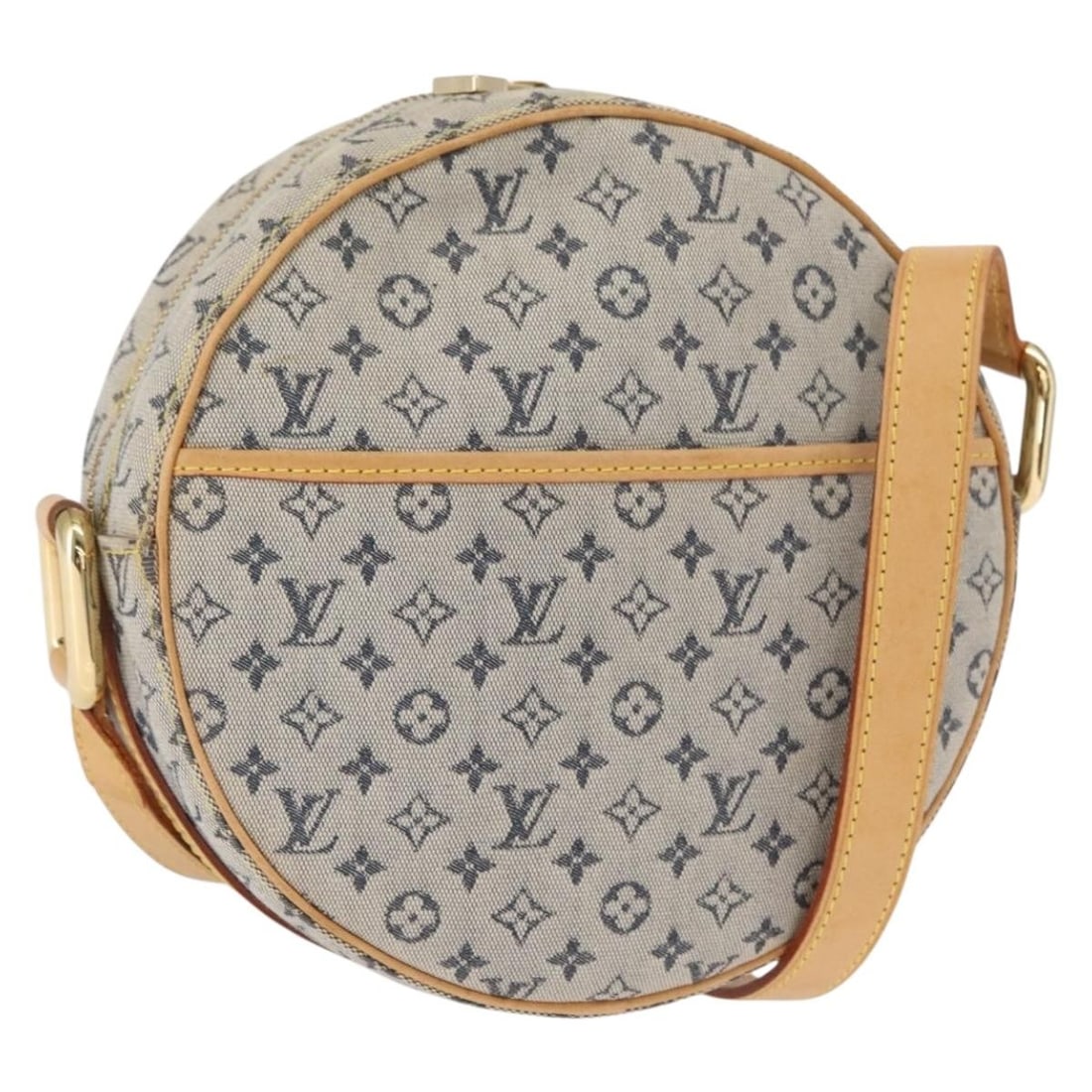 Louis Vuitton Jeanne GM Blue Monogram Mini Canvas Shoulder Bag M92000 (1 of 18)