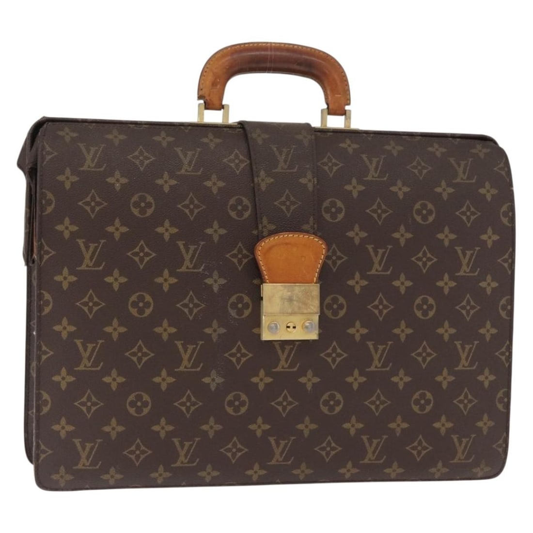 LOUIS VUITTON Monogram Business Bag M53305 Vintage Auth (1 of 18)
