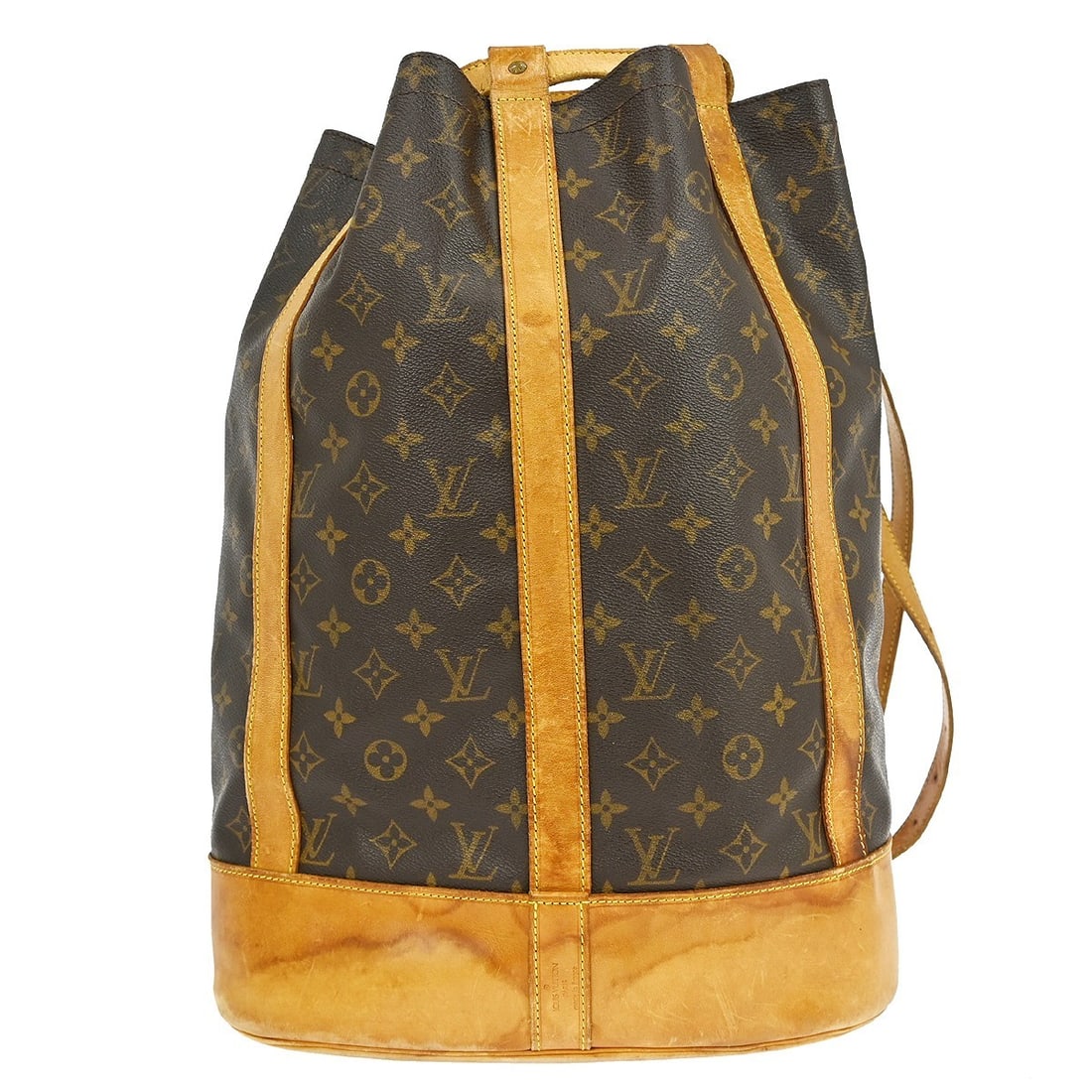 Louis Vuitton Randonnee GM Monogram Canvas Drawstring Shoulder Bag M42244 (1 of 15)