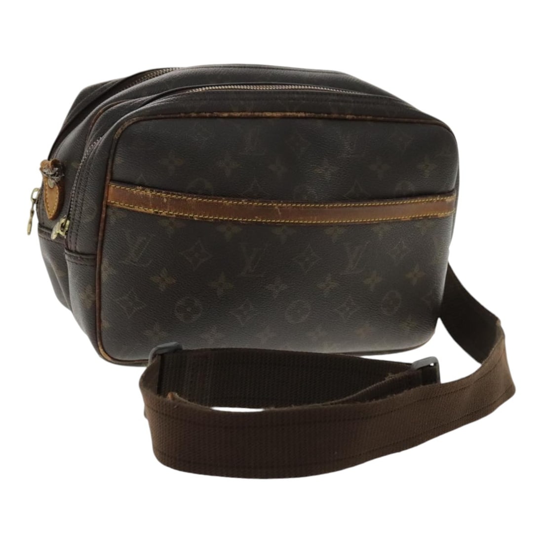 Louis Vuitton Reporter PM Monogram Canvas Shoulder Bag M45254 France: Louis Vuitton Reporter PM Monogram Canvas Shoulder Bag M45254 France This Louis Vuitton Monogram Reporter PM shoulder bag features the iconic monogram canvas exterior with a classic monogram color. Th