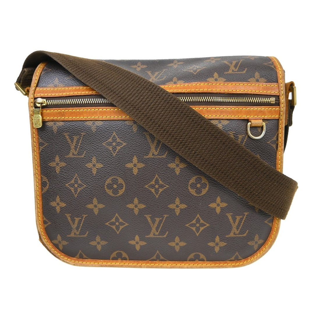 Louis Vuitton Bosphore PM Monogram Crossbody Messenger Bag M40106: Louis Vuitton Bosphore PM Monogram Crossbody Messenger Bag M40106 Vintage Louis Vuitton Bosphore PM messenger shoulder bag in brown Monogram canvas with leather trim. This medium crossbody style featu