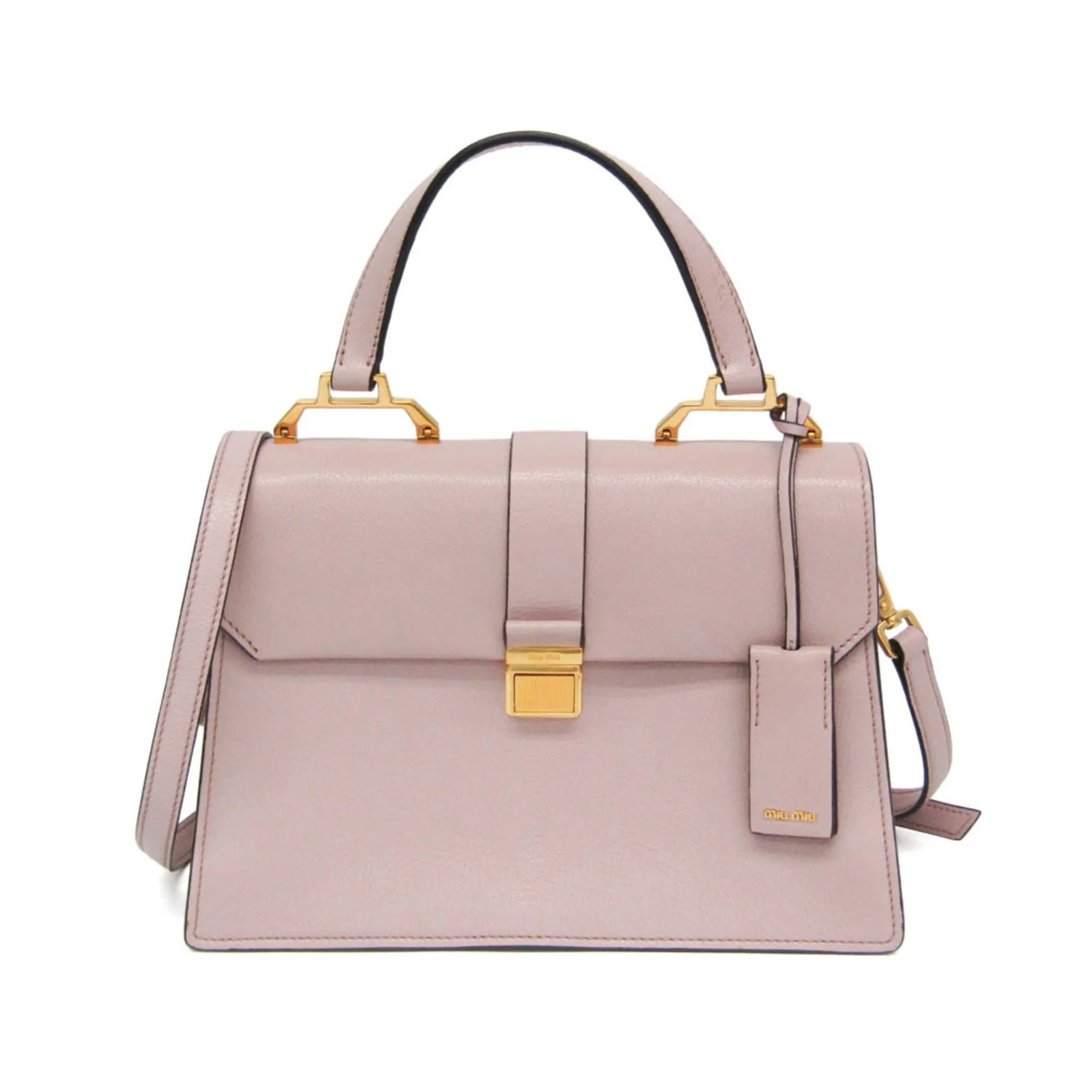 Miu Miu Madras Leather Top Handle Convertible Compartment Bag Pink: Miu Miu Madras Leather Top Handle Convertible Compartment Bag Pink Miu Miu Madras Convertible Compartment Top Handle bag in pink leather. This women's handbag is in good overall condition with a struc