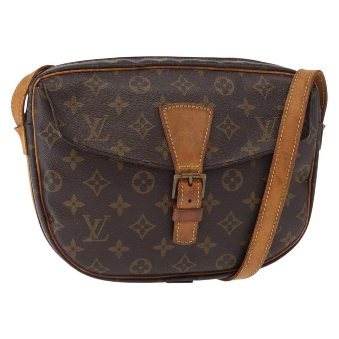 LOUIS VUITTON Monogram Jeune Fille GM Shoulder Bag M51225 Authenticated: LOUIS VUITTON Monogram Jeune Fille GM Shoulder Bag M51225 Authenticated This LOUIS VUITTON Monogram Jeune Fille GM Shoulder Bag is a stylish accessory crafted from durable monogram canvas, showcasing 