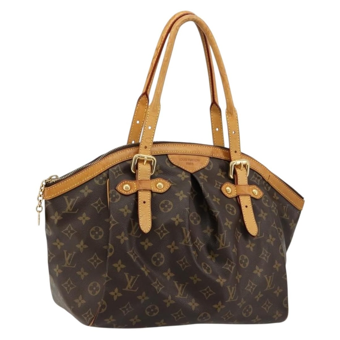 Louis Vuitton M40144 Tivoli GM Monogram Canvas Shoulder Bag: Louis Vuitton M40144 Tivoli GM Monogram Canvas Shoulder Bag Louis Vuitton Tivoli GM shoulder bag in Monogram canvas, model M40144, made in France. This women's bag is sold as photographed and does not