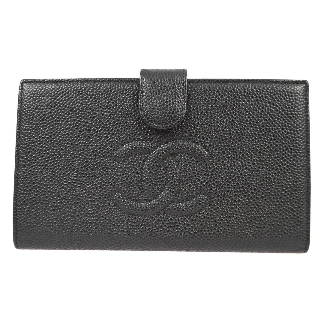 Chanel Timeless Leather French Wallet in Black Caviar (1 of 10)