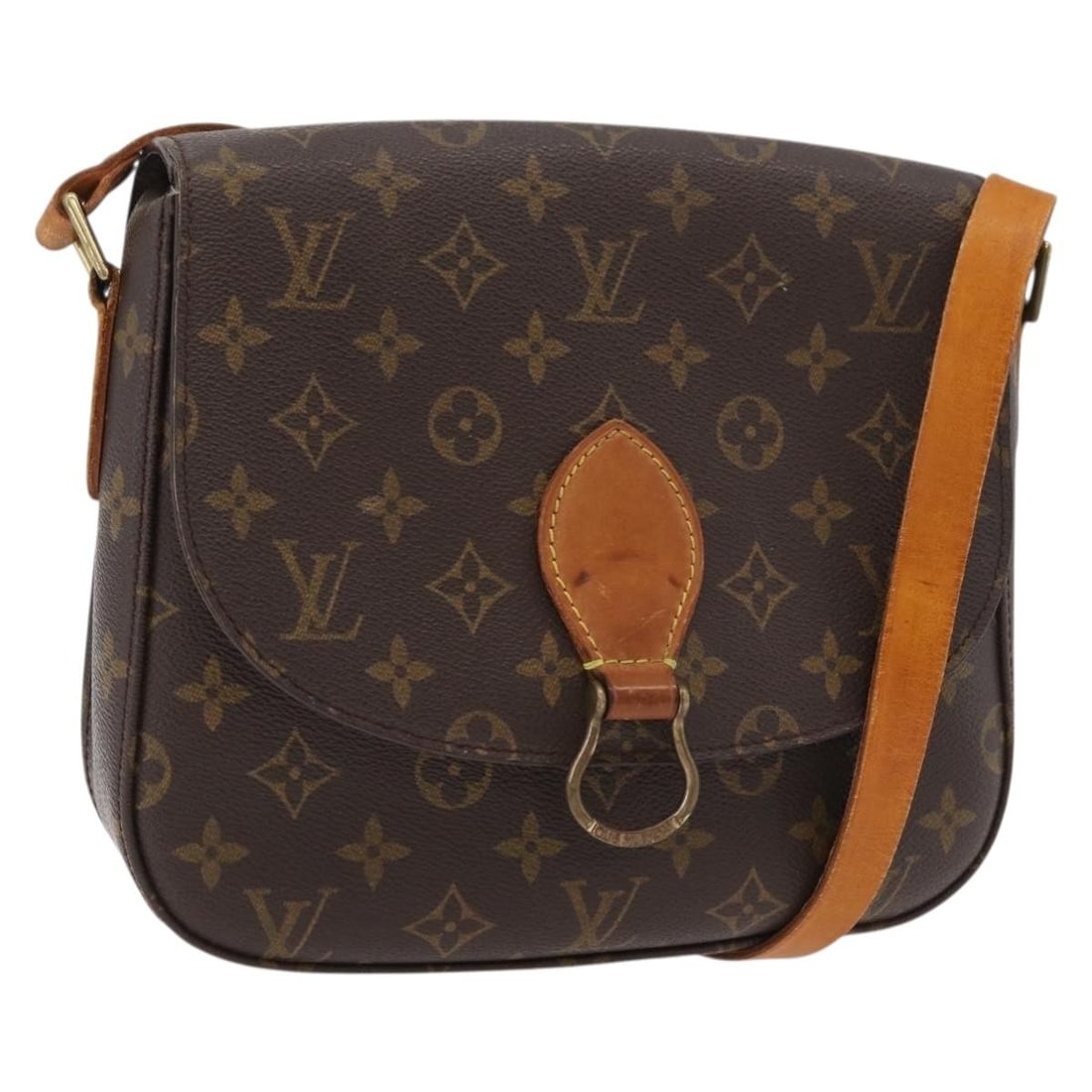 Louis Vuitton Saint Cloud GM monogram canvas shoulder bag M51242: Louis Vuitton Saint Cloud GM monogram canvas shoulder bag M51242 This Louis Vuitton Monogram Saint Cloud GM Shoulder Bag (model M51242) is crafted from iconic monogram canvas and designed for women. T