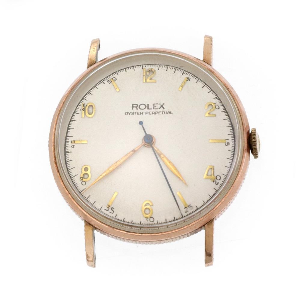 Vintage Rolex Oyster 2 Tone Stainless Steel Hand Wind 34mm Watch (1 of 5)