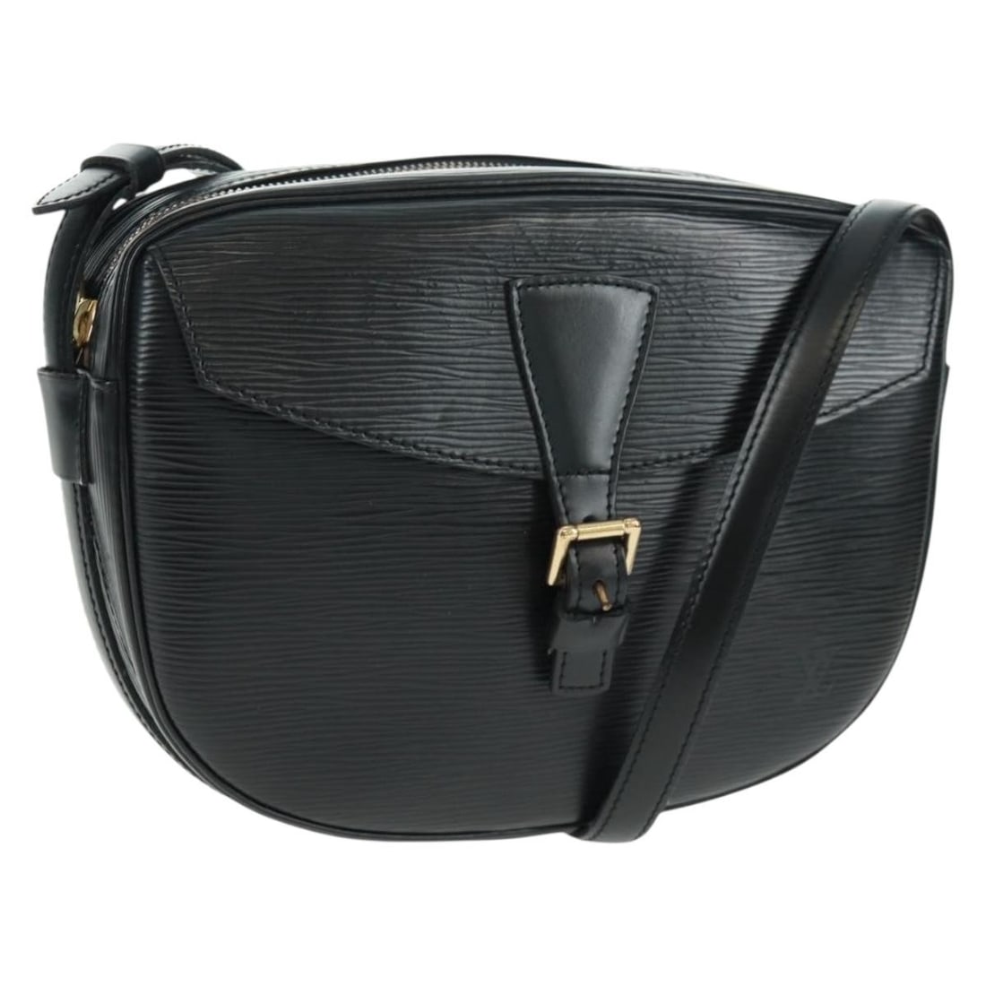 Louis Vuitton Jeune Fille MM Epi Black Shoulder Bag M52152 France: Louis Vuitton Jeune Fille MM Epi Black Shoulder Bag M52152 France This Louis Vuitton Jeune Fille MM shoulder bag features iconic black Epi leather with a sleek, structured silhouette. Designed for eve