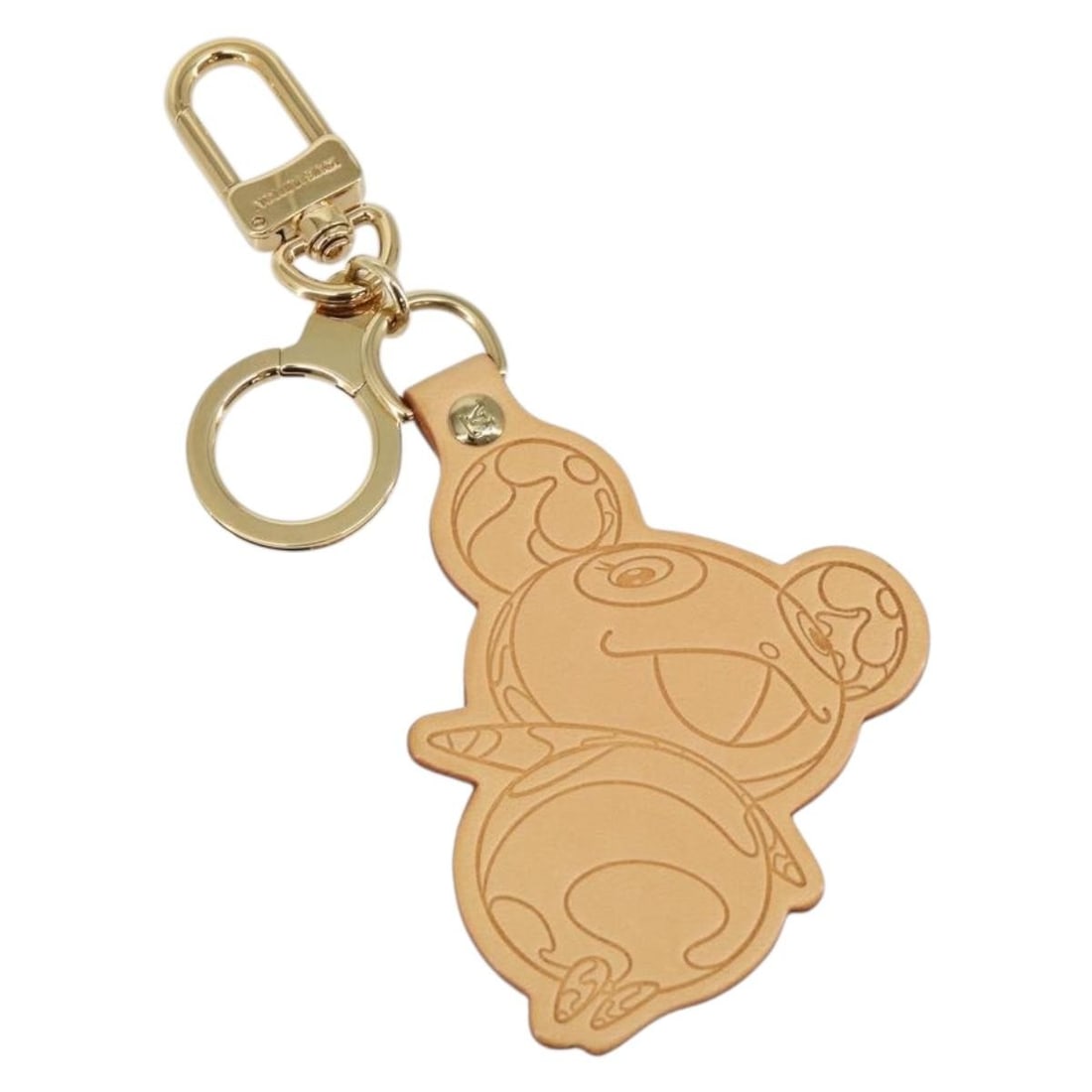 Louis Vuitton Murakami panda leather charm M62637 with box and dust bag: Louis Vuitton Murakami panda leather charm M62637 with box and dust bag This Louis Vuitton Takashi Murakami Porte Cles Panda Charm in beige features a playful panda design and is crafted from leather.