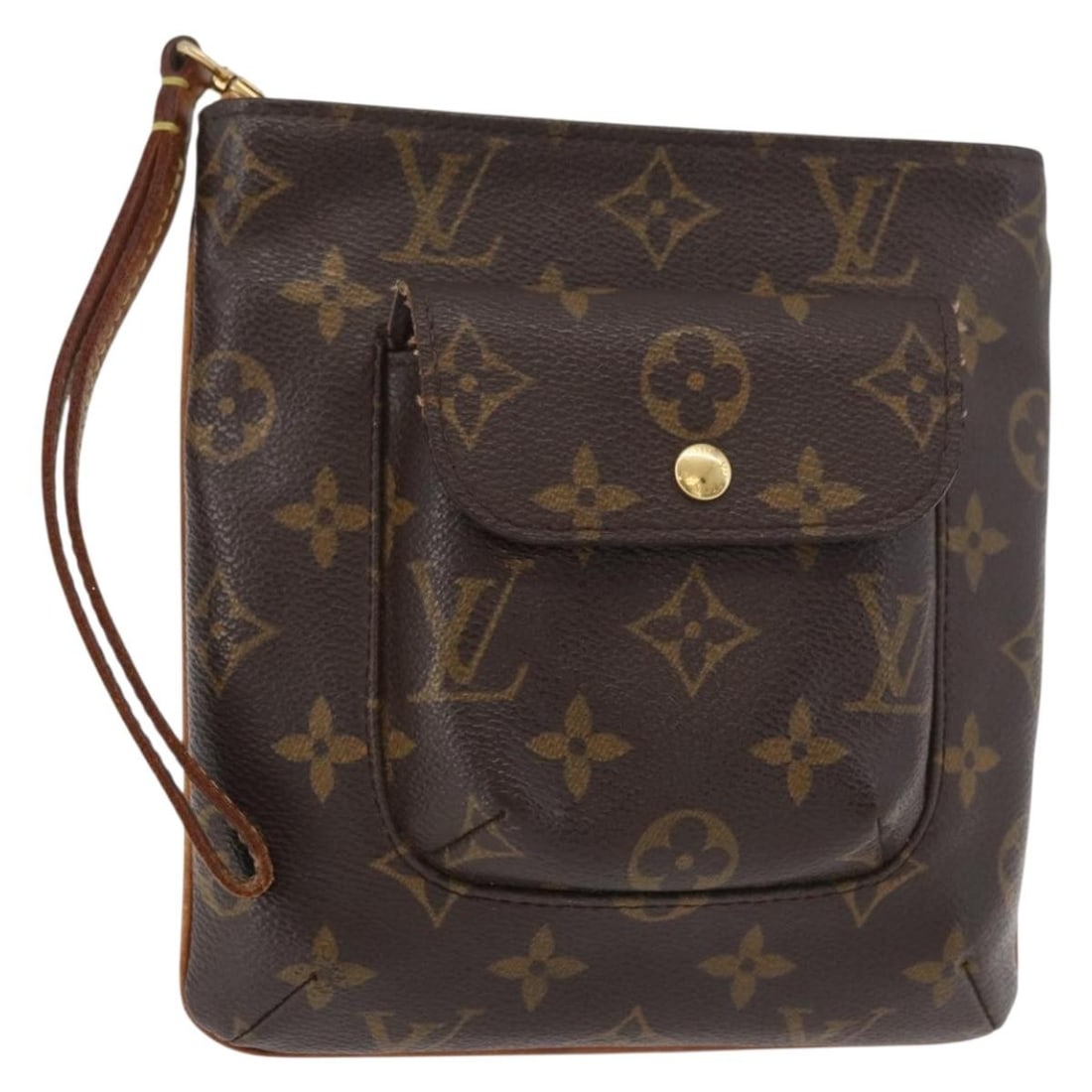 Louis Vuitton Monogram Canvas Partition Pouch M51901: Louis Vuitton Monogram Canvas Partition Pouch M51901 This Louis Vuitton Monogram Partition Pouch (model M51901) is crafted from signature Monogram Canvas and designed for women. Made in France, the po