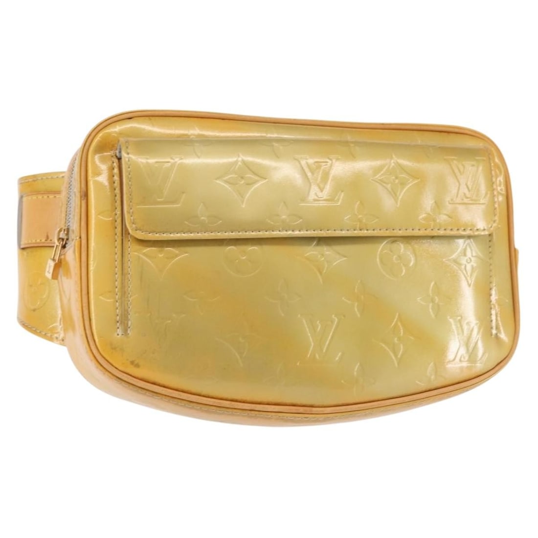 Louis Vuitton M91041 Fulton Monogram Vernis waist bag Gris: Louis Vuitton M91041 Fulton Monogram Vernis waist bag Gris Louis Vuitton Monogram Vernis Fulton waist bag in Gris, crafted in patent leather and made in France. This women's waist bag features the M91
