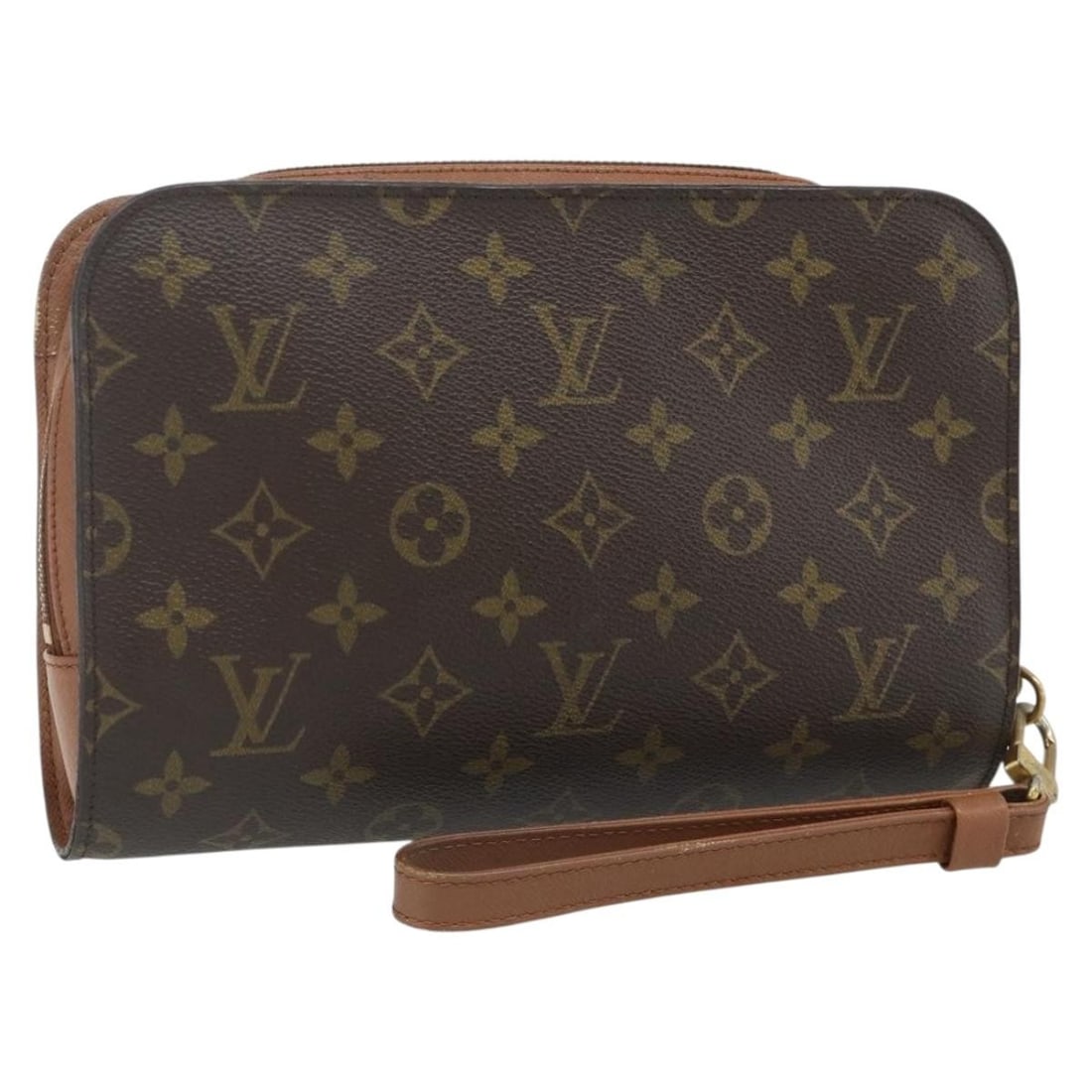 Louis Vuitton Monogram Canvas Orsay Clutch M51790: Louis Vuitton Monogram Canvas Orsay Clutch M51790 This Louis Vuitton Monogram Orsay Clutch Bag is crafted from the signature Monogram Canvas and designed for women. The bag features a compact silhouet