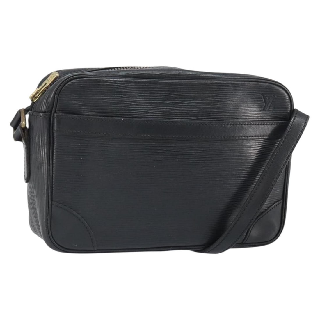Louis Vuitton Trocadero 23 Black Epi Leather Shoulder Bag M52302: Louis Vuitton Trocadero 23 Black Epi Leather Shoulder Bag M52302 This Louis Vuitton Epi Trocadero 23 shoulder bag features durable black Epi leather with a structured silhouette. The bag has an adjust