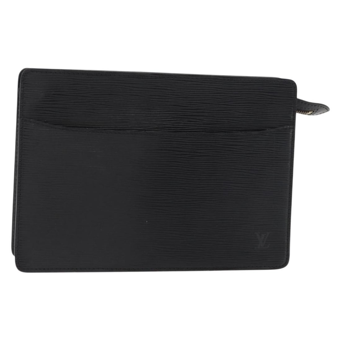 LOUIS VUITTON Epi Leather Clutch Bag Black M52522 Authentic: LOUIS VUITTON Epi Leather Clutch Bag Black M52522 Authentic This authentic Louis Vuitton Epi Pochette Homme Clutch Bag in elegant black is a stylish accessory for any occasion. Crafted from durable Ep
