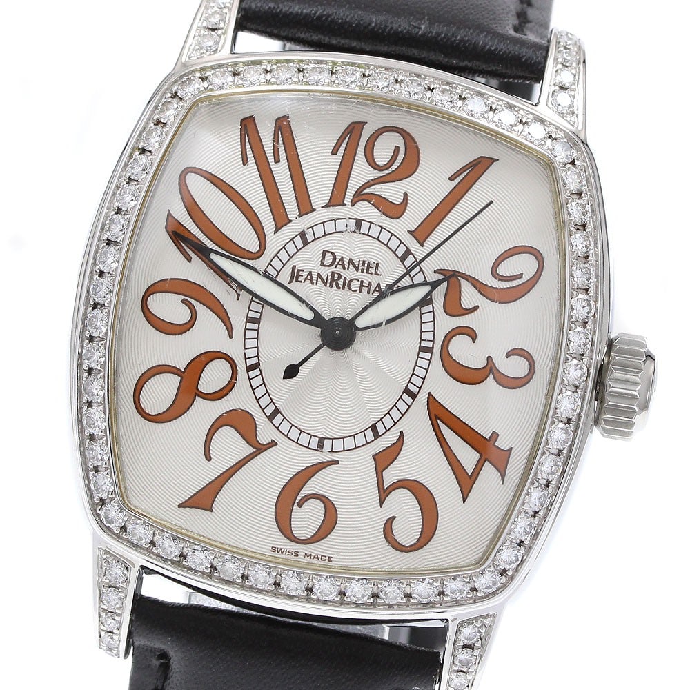 Daniel JeanRichard Men's TV Screen Watch Diamond Bezel 24006 (1 of 6)