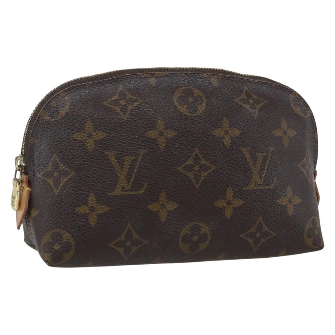 Louis Vuitton M43998 Monogram Canvas Cosmetic PM Pouch: Louis Vuitton M43998 Monogram Canvas Cosmetic PM Pouch Louis Vuitton Monogram Pochette Cosmetic PM pouch in Monogram canvas, made in Spain. This women's pouch shows heavy signs of use, including loss 