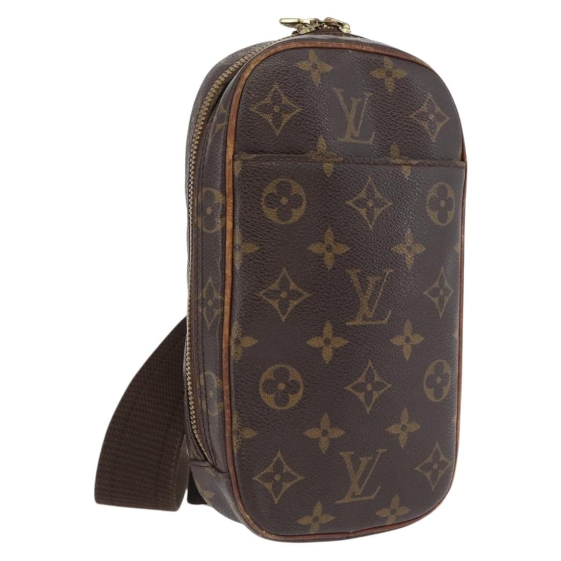 Louis Vuitton Pochette Gange Monogram Canvas Shoulder Bag M51870: Louis Vuitton Pochette Gange Monogram Canvas Shoulder Bag M51870 This Louis Vuitton Monogram Pochette Gange Shoulder Bag features the iconic monogram canvas exterior with a classic monogram color. Des