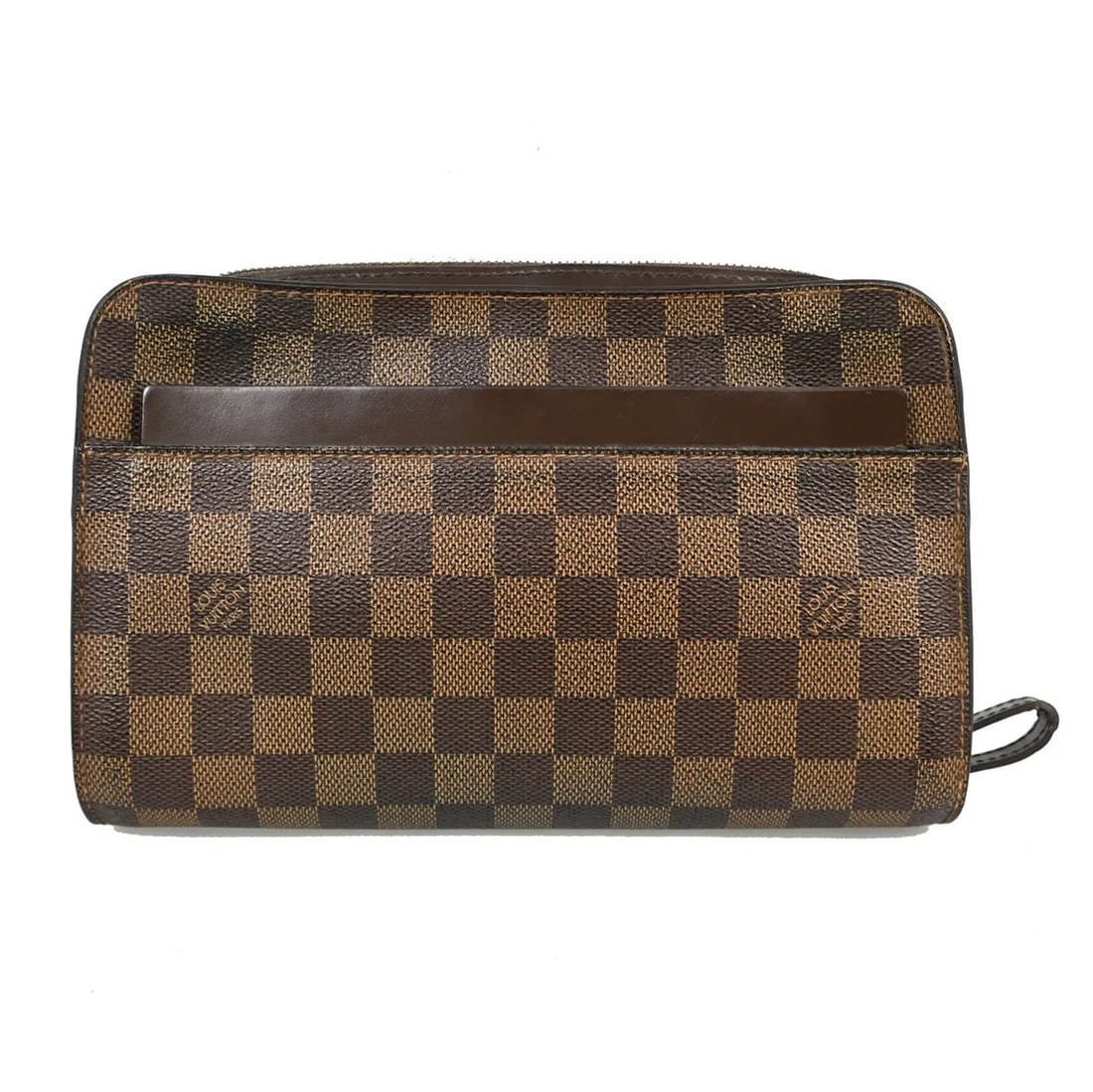 Louis Vuitton Pochette Saint Louis Brown Damier Canvas Clutch (1 of 12)