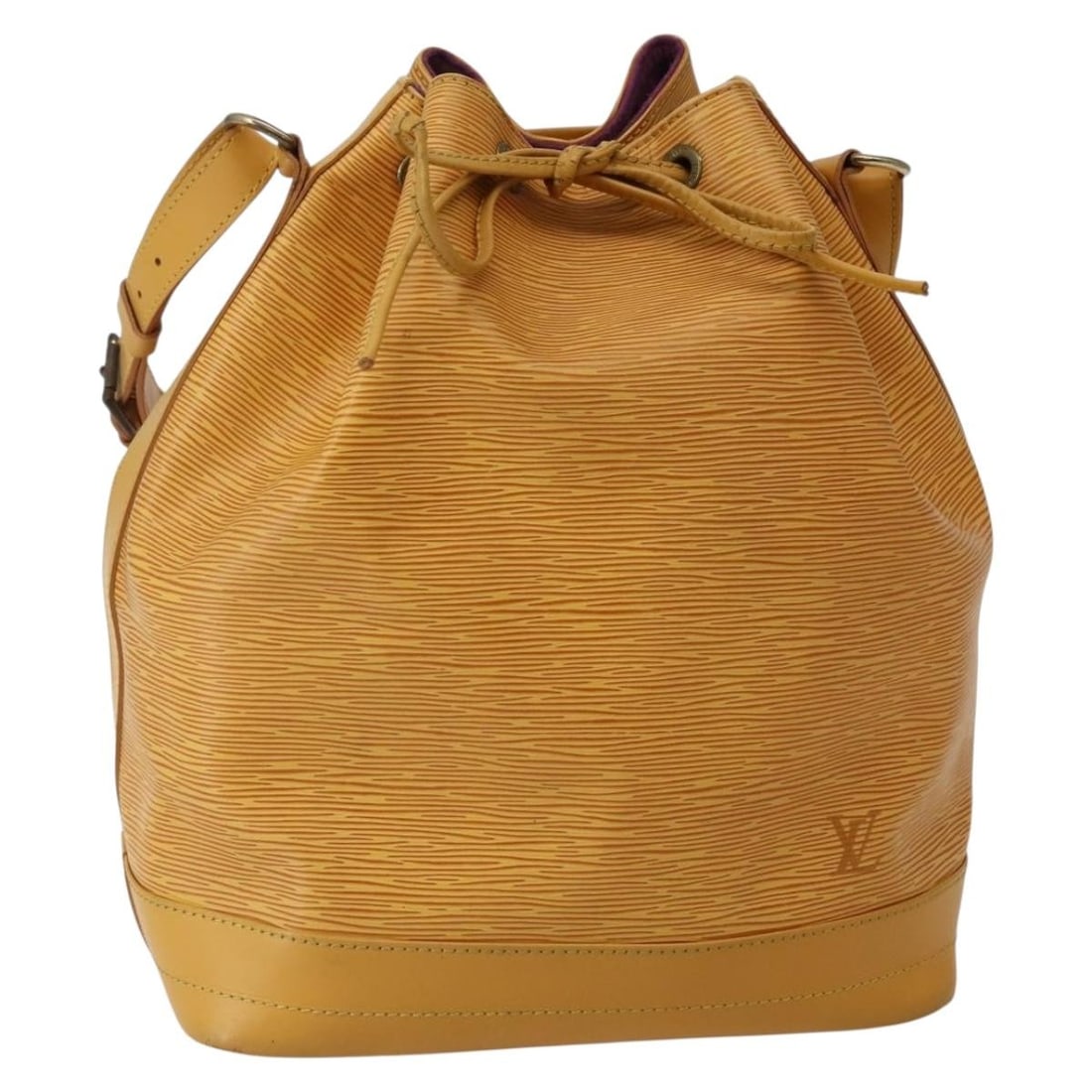 Louis Vuitton Epi Leather Noe Tassili Yellow Shoulder Bag M44009: Louis Vuitton Epi Leather Noe Tassili Yellow Shoulder Bag M44009 This Louis Vuitton Epi Noe Shoulder Bag is crafted from durable Epi leather in Tassili Yellow. Designed for women, the bag features a s