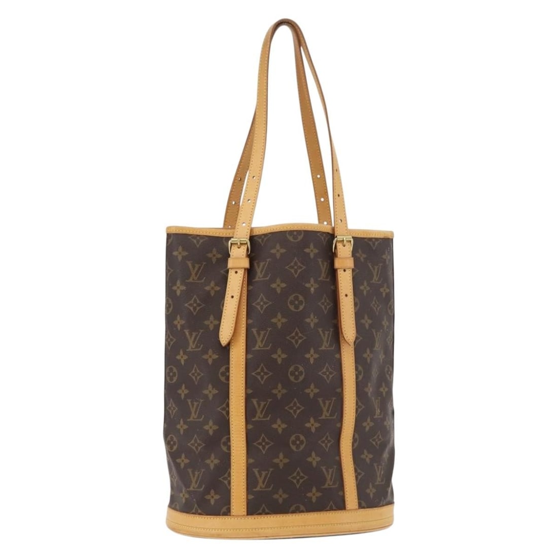 Louis Vuitton Monogram Canvas Bucket GM Shoulder Bag M42236: Louis Vuitton Monogram Canvas Bucket GM Shoulder Bag M42236 This Louis Vuitton Monogram Bucket GM Shoulder Bag (model M42236) is crafted from the brand's signature monogram canvas and features a spaci