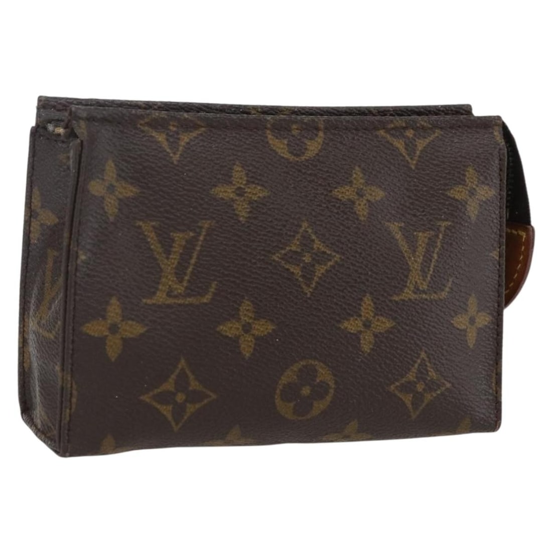 Louis Vuitton M47546 Monogram Canvas Pouch Poche Toilette 15: Louis Vuitton M47546 Monogram Canvas Pouch Poche Toilette 15 Louis Vuitton Monogram Poche Toilette 15 pouch in monogram canvas. This women's pouch is made in France and comes only with the item shown;