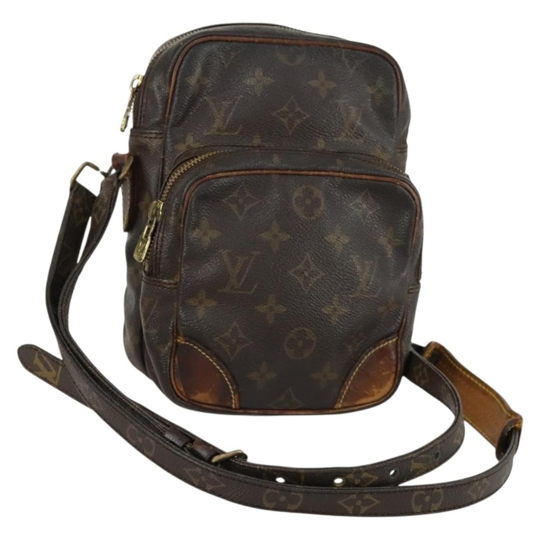 LOUIS VUITTON Monogram Amazon Shoulder Bag M45236 Authentic France (1 of 18)