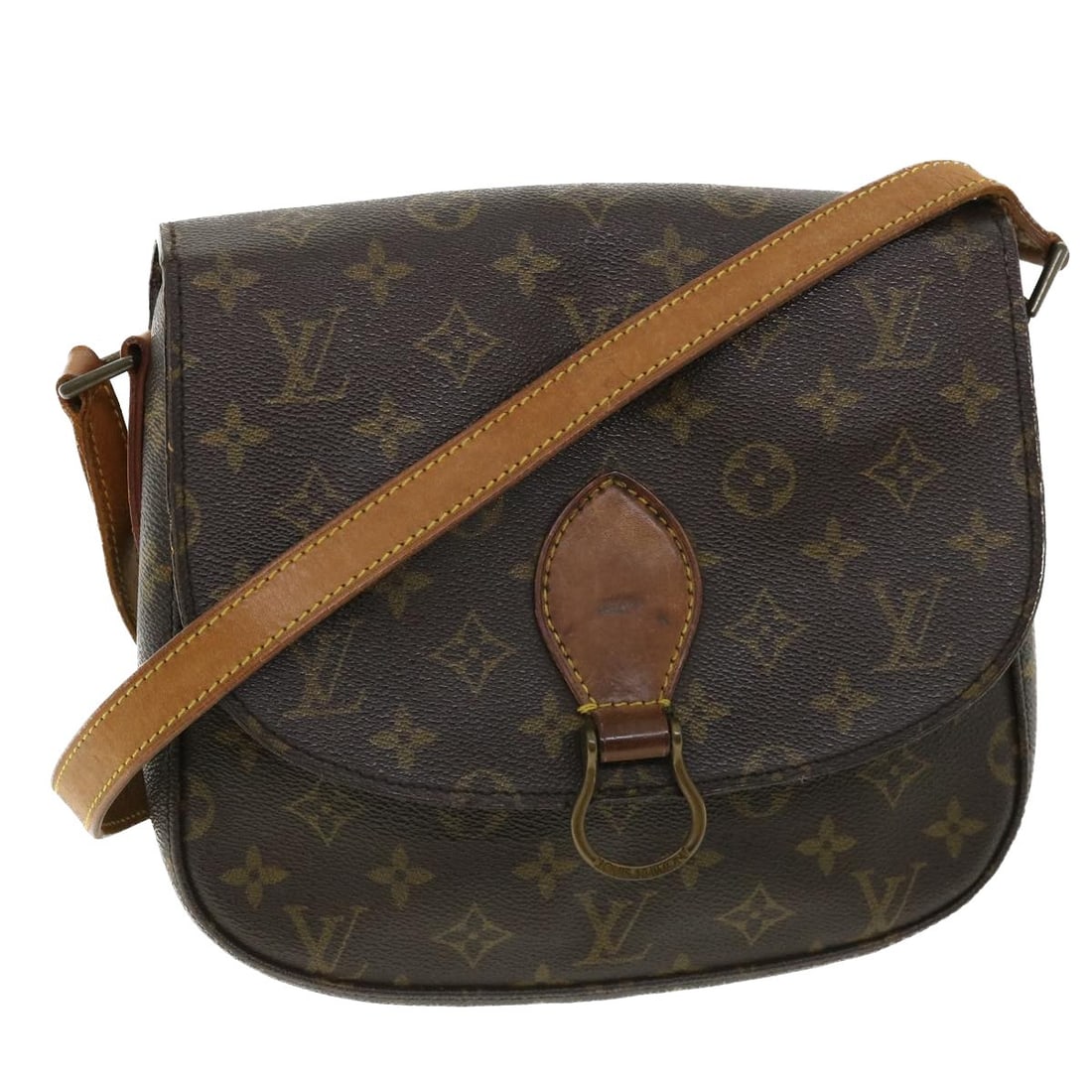 Louis Vuitton M51242 Saint Cloud GM Monogram Canvas Shoulder Bag: Louis Vuitton M51242 Saint Cloud GM Monogram Canvas Shoulder Bag Louis Vuitton Saint Cloud GM shoulder bag in Monogram canvas, model M51242, made in France. This women's bag is sold as photographed an