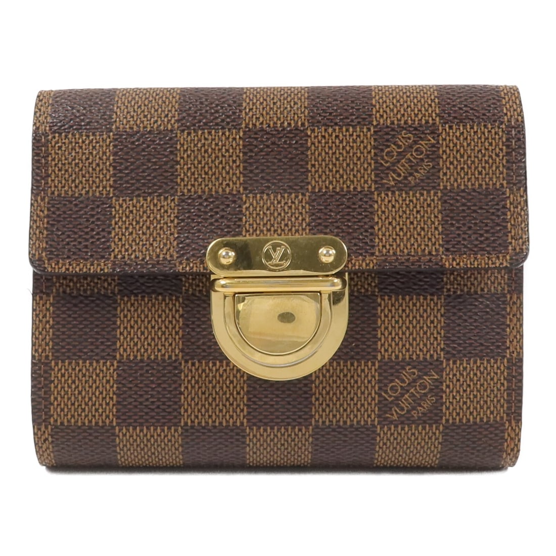 Louis Vuitton Koala Damier Tri-Fold Wallet Brown GHW N60005 (1 of 17)