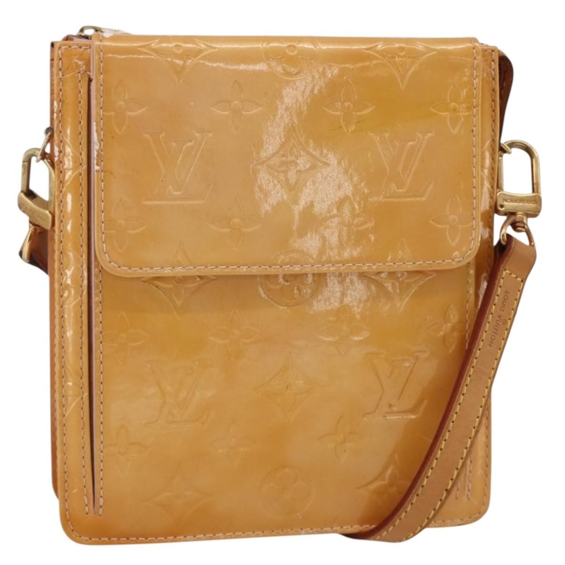 Louis Vuitton Vernis Marshmallow Pink Patent Leather Motto Accessory Pouch M91312: Louis Vuitton Vernis Marshmallow Pink Patent Leather Motto Accessory Pouch M91312 This is a Louis Vuitton Monogram Vernis Motto accessory pouch in Marshmallow Pink patent leather. Designed for women, 