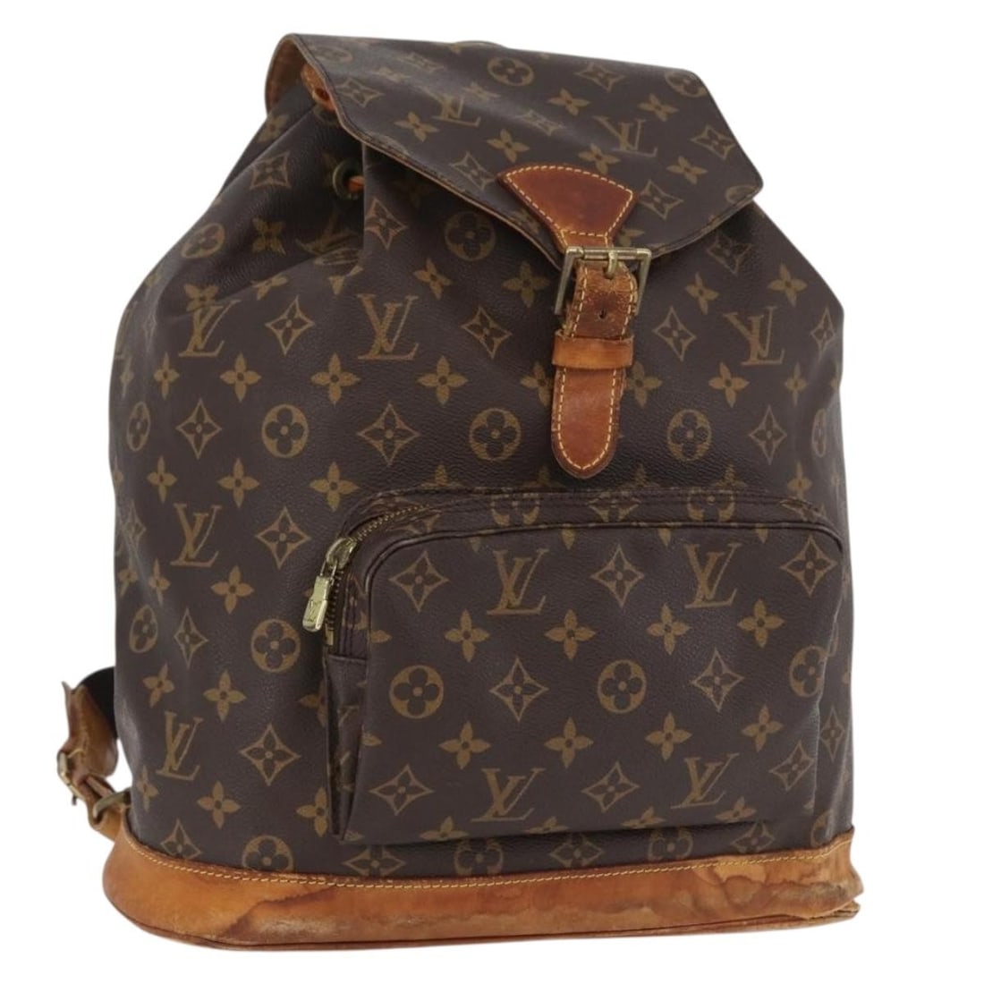 Louis Vuitton Montsouris GM Monogram Canvas Backpack M51135 France: Louis Vuitton Montsouris GM Monogram Canvas Backpack M51135 France This is a Louis Vuitton Monogram Montsouris GM Backpack, model M51135. Crafted from signature monogram canvas, this women's backpack 