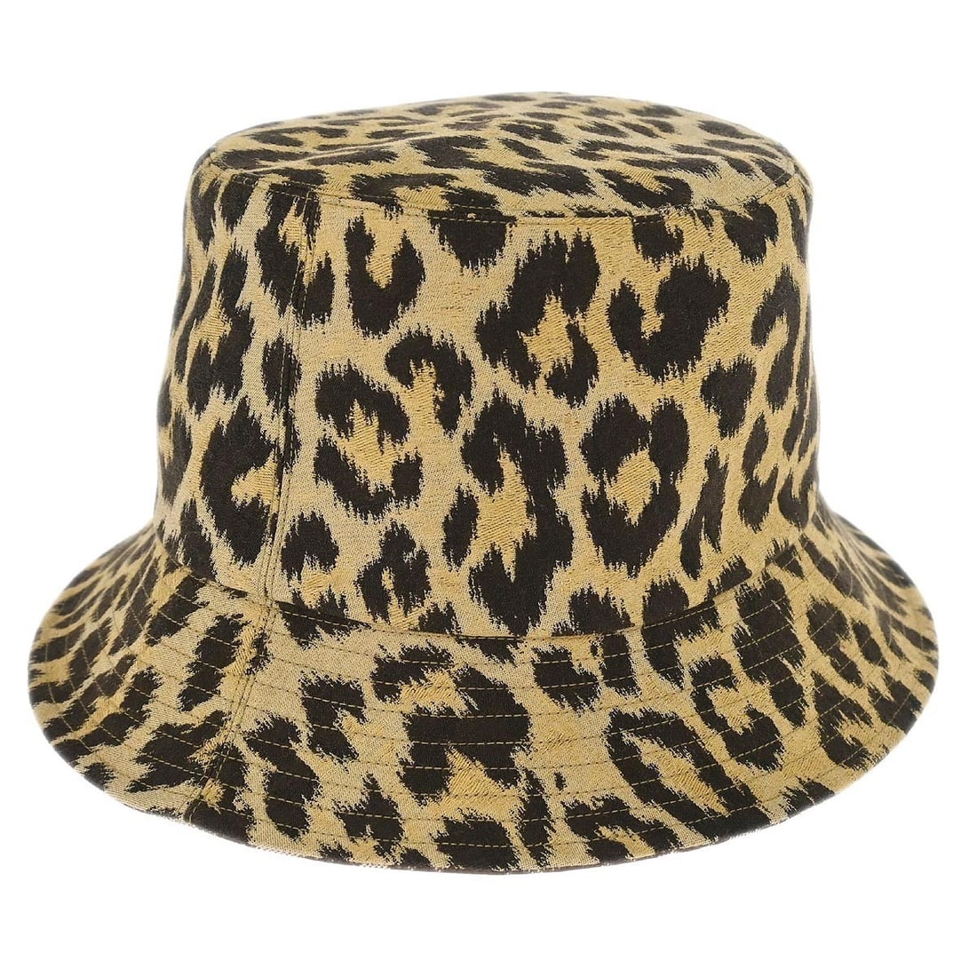 Christian Dior leopard print bucket hat beige brown size 58: Christian Dior leopard print bucket hat beige brown size 58 Christian Dior leopard bucket hat for women in beige and brown. This casual hat features logo accents and is made from a cotton, polyester, 