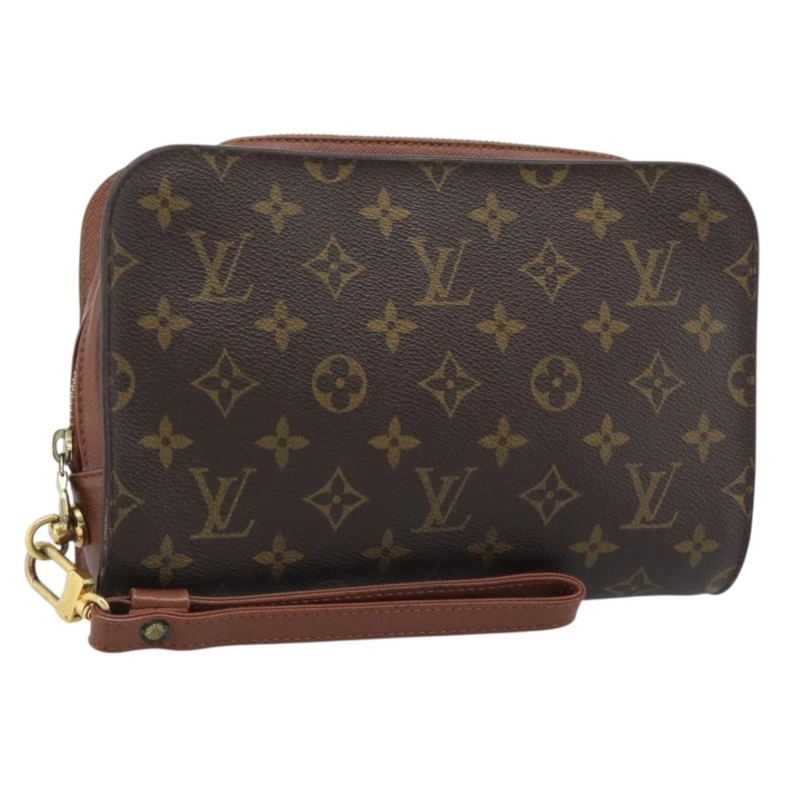 Louis Vuitton Orsay Monogram Canvas Clutch M51790 France: Louis Vuitton Orsay Monogram Canvas Clutch M51790 France This Louis Vuitton Orsay clutch bag features the iconic Monogram canvas and is designed for women. Made in France, it offers a compact yet prac