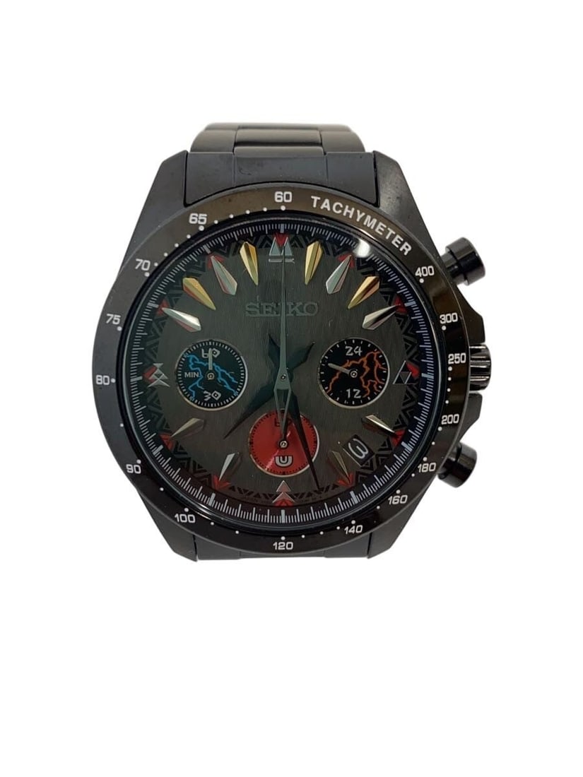 Seiko Monster Hunter Quartz Men's Wristwatch 8T63-03E0 Gray: Seiko Monster Hunter Quartz Men's Wristwatch 8T63-03E0 Gray This SEIKO Monster Hunter Collaboration Quartz 8T63-03E0 men's wristwatch features a gray case and dial, and is designed for men. The watch 