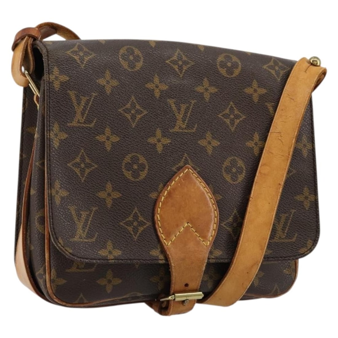 Louis Vuitton Cartouchiere MM Monogram Canvas Shoulder Bag M51253: Louis Vuitton Cartouchiere MM Monogram Canvas Shoulder Bag M51253 This Louis Vuitton Monogram Cartouchiere MM Shoulder Bag features the iconic monogram canvas and is designed for women. Made in France