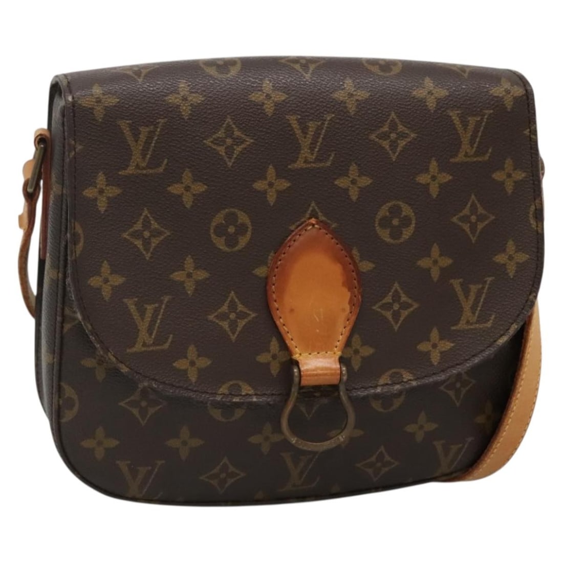 LOUIS VUITTON Monogram Saint Cloud GM Shoulder Bag M51242 Made in France: LOUIS VUITTON Monogram Saint Cloud GM Shoulder Bag M51242 Made in France Elevate your style with the LOUIS VUITTON Monogram Saint Cloud GM Shoulder Bag (M51242), a classic piece crafted from durable M