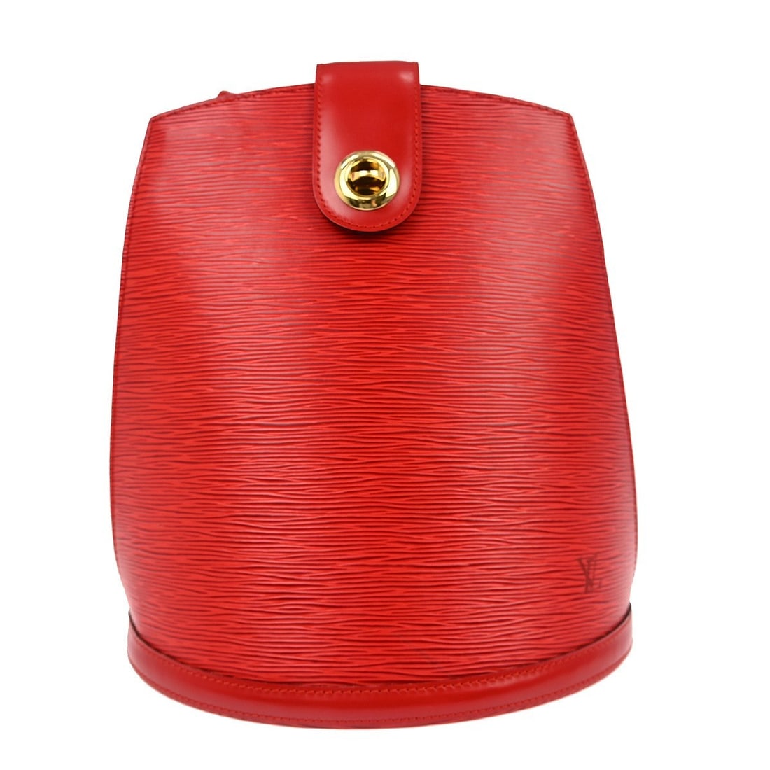 Louis Vuitton Cluny M52257 Red Epi Leather Shoulder Bag: Louis Vuitton Cluny M52257 Red Epi Leather Shoulder Bag Vintage Louis Vuitton Cluny shoulder bag in Castilian red Epi leather with a turn-lock closure and adjustable leather shoulder strap. The interi