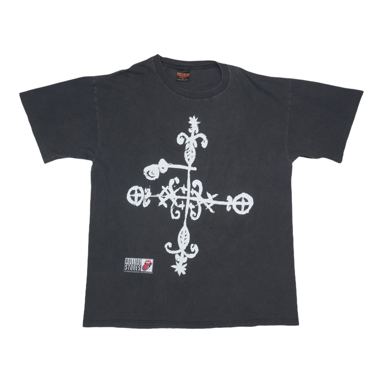 Vintage 1994 Voodoo Lounge Tour T-Shirt Rolling Stones Black Cotton: Vintage 1994 Voodoo Lounge Tour T-Shirt Rolling Stones Black Cotton This is an original vintage 1994 Rolling Stones Voodoo Lounge shirt, featuring both front and back graphics. Made from 100% cotton, 