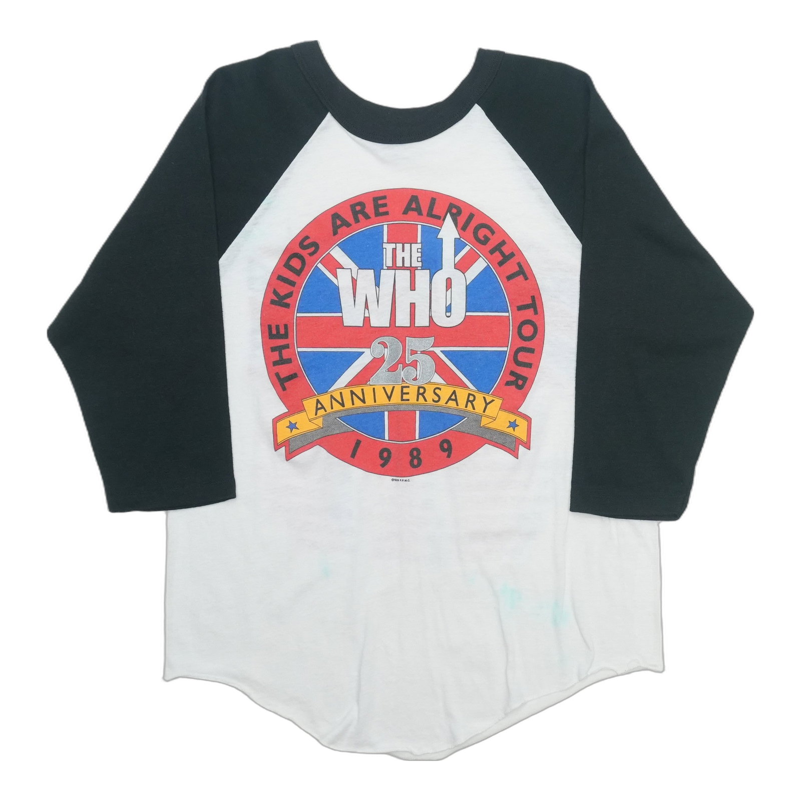 Vintage 1989 The Who raglan tour shirt The Kids Are Alright XL: Vintage 1989 The Who raglan tour shirt The Kids Are Alright XL This is an original vintage 1989 The Who The Kids Are Alright Tour raglan shirt. It is not a modern reproduction and features the classic