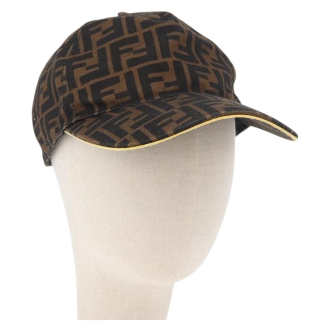 FENDI Zucca Canvas Womens Cap Black Brown Italy (1 of 11)