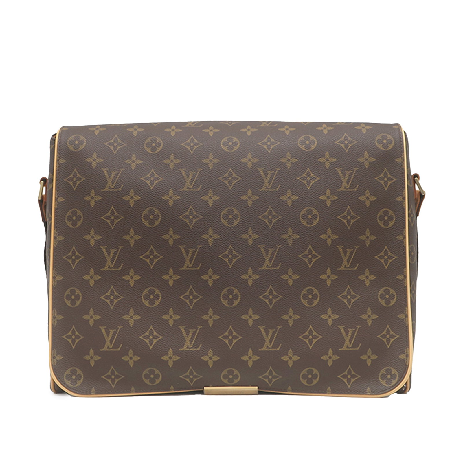 Louis Vuitton Abbesses Monogram Canvas Shoulder Bag: Louis Vuitton Abbesses Monogram Canvas Shoulder Bag Louis Vuitton Monogram Abbesses shoulder bag crafted with a monogram canvas body and vachetta leather trim. It features an adjustable flat shoulder 