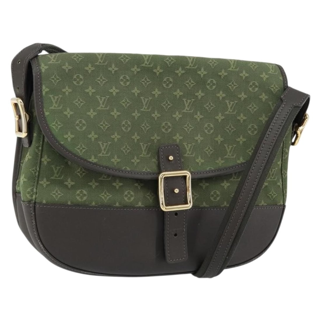 LOUIS VUITTON Monogram Mini Belanger Shoulder Bag TST Khaki M92673 Auth (1 of 18)