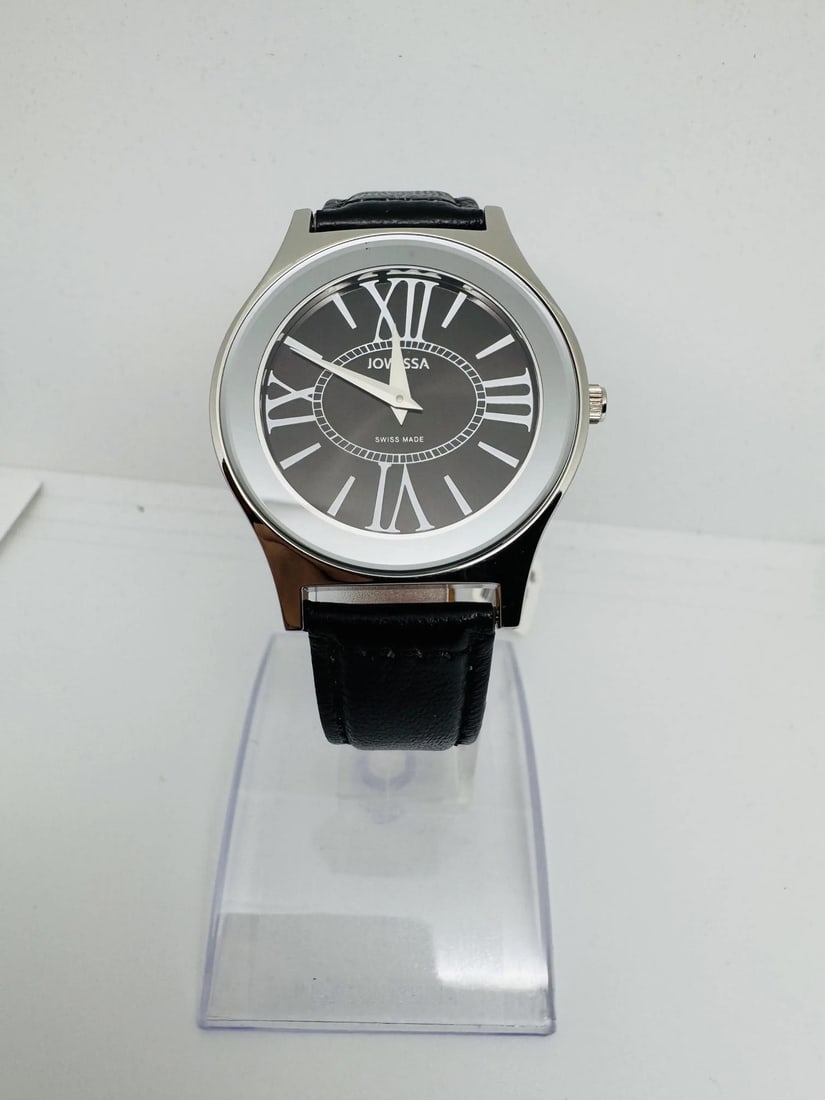 Jowissa Siena 36mm Black Dial Stainless Steel Ladies Quartz Watch (1 of 4)