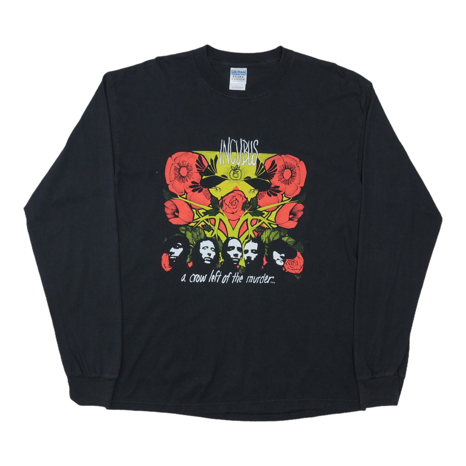 Incubus A Crow Left Of The Murder 2004 black cotton shirt (1 of 4)