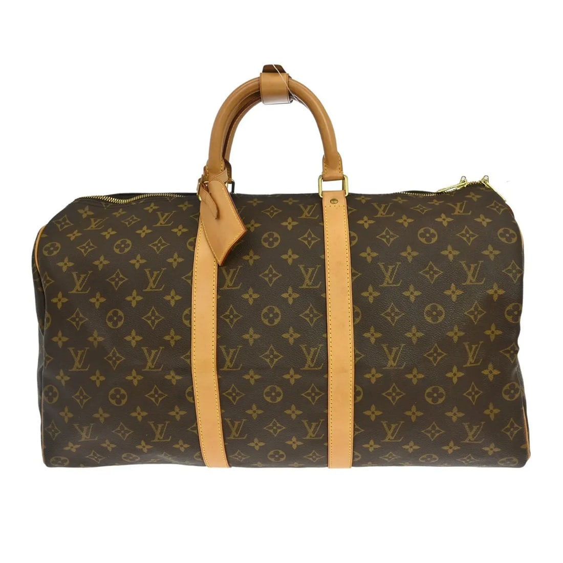 Louis Vuitton Keepall Monogram Canvas Travel Bag: Louis Vuitton Keepall Monogram Canvas Travel Bag This Louis Vuitton Keepall Bag features the iconic Monogram canvas in brown and is designed for unisex use. Made in France, the bag is in good conditio