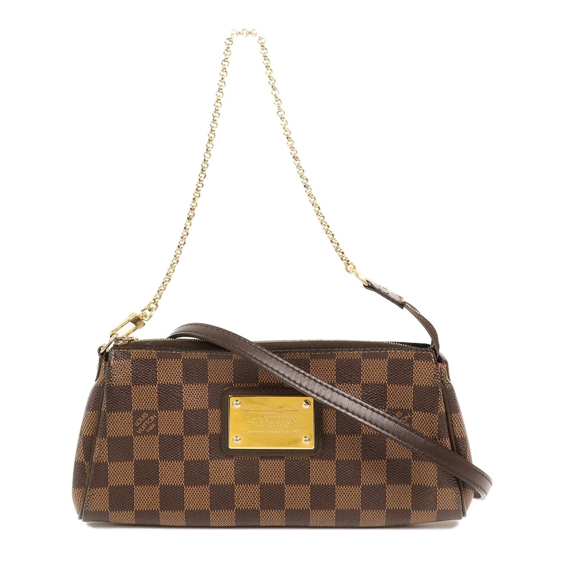 Louis Vuitton Eva Damier Brown 2 Way Shoulder Bag GHW N55213 (1 of 17)