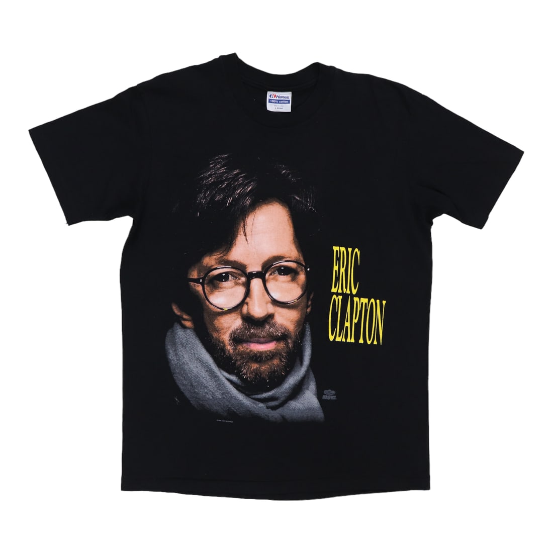 Vintage 1992 Eric Clapton American Tour Black Cotton Graphic Tee (1 of 6)
