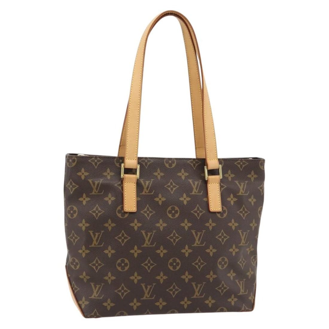 Louis Vuitton M51148 Cabas Piano Monogram Canvas Tote: Louis Vuitton M51148 Cabas Piano Monogram Canvas Tote Louis Vuitton Cabas Piano tote bag in Monogram canvas with a shoulder-carry design and included dust bag. Made in France, this women's tote is mar
