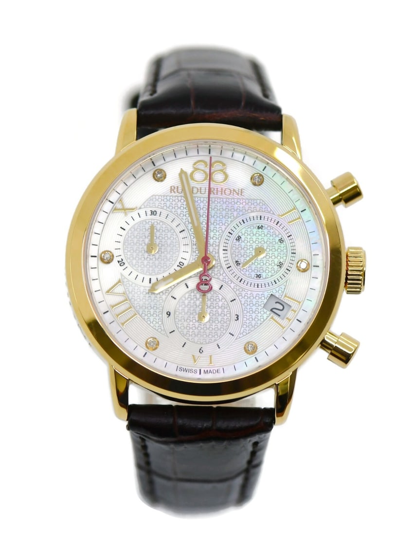 88 Rue Du Rhone Two Tone Stainless Steel Watch 35mm Ref 87WA130028: 88 Rue Du Rhone Two Tone Stainless Steel Watch 35mm Ref 87WA130028 Introducing the Rue Du Rhone Two Tone Stainless Steel Watch, a sophisticated wristwatch featuring a sleek quartz movement. The elegan