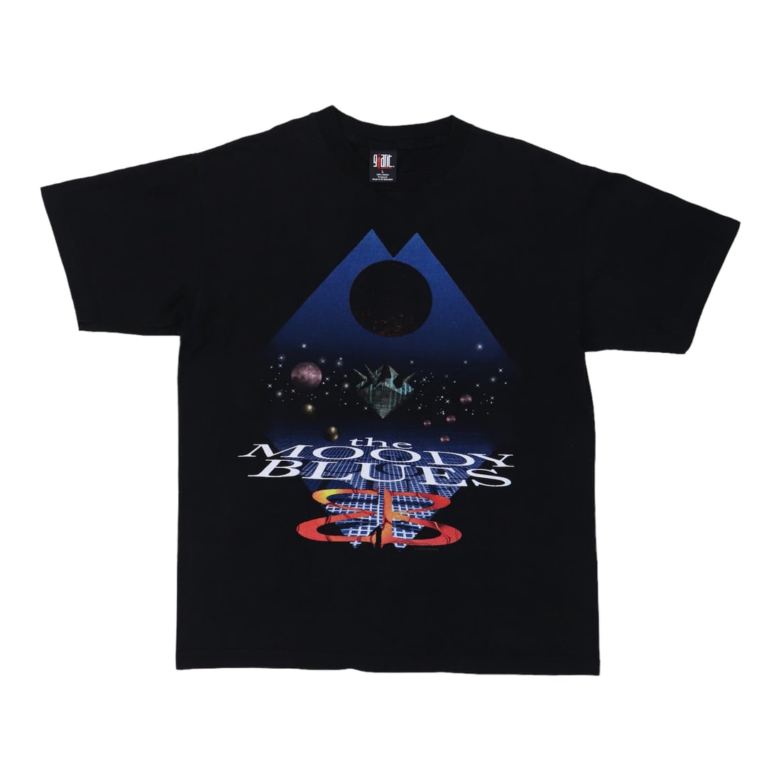 Vintage 1998 Moody Blues Concert Black Cotton T-Shirt Large: Vintage 1998 Moody Blues Concert Black Cotton T-Shirt Large This is an original vintage 1998 Moody Blues Tour Shirt featuring both front and back graphics. The shirt is made from 100% cotton and comes