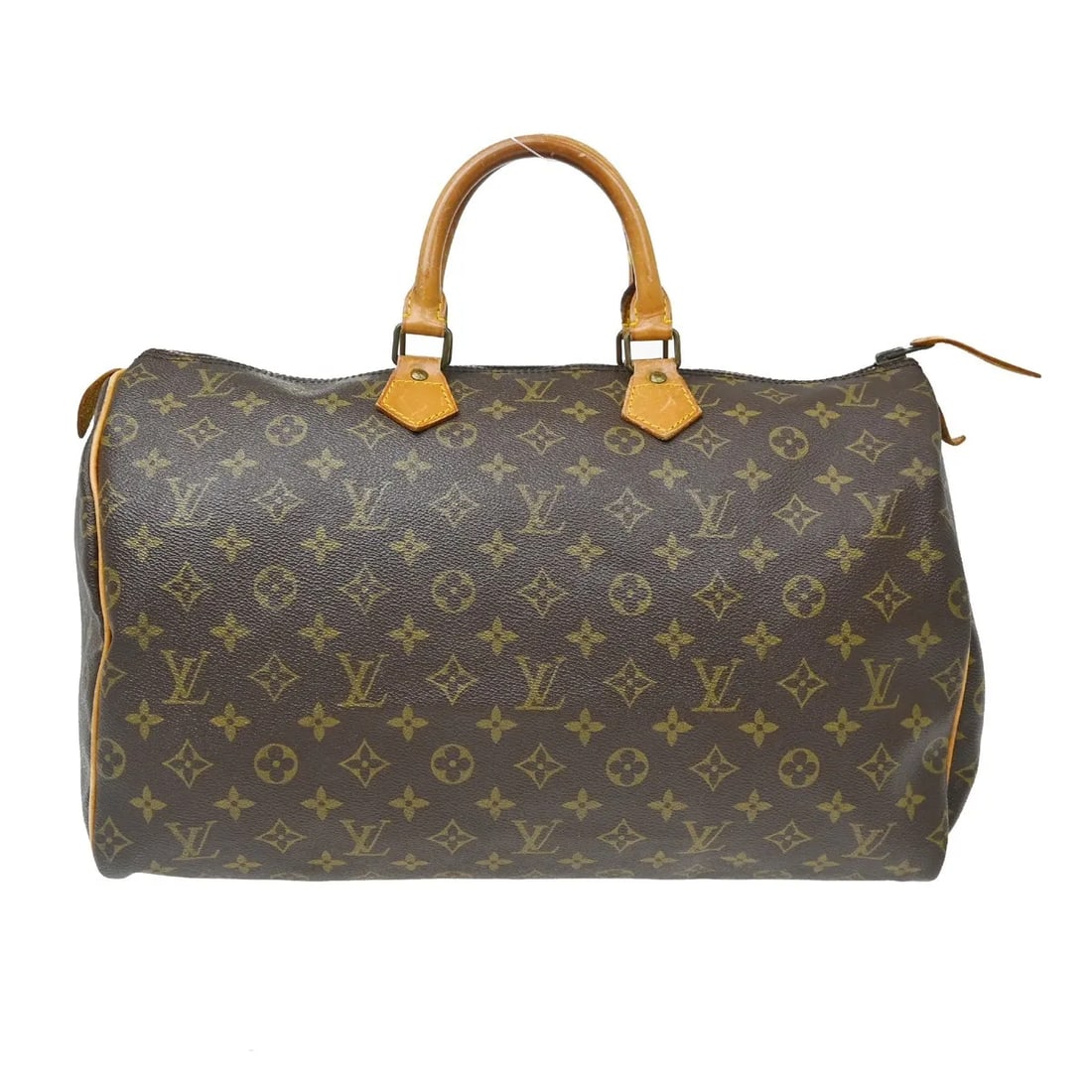 Brown Canvas Handbag Louis Vuitton Speedy Monogram: Brown Canvas Handbag Louis Vuitton Speedy Monogram This Louis Vuitton Speedy Handbag features the iconic monogram canvas in brown, designed for women. Made in France, the bag shows visible signs of we